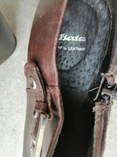 Hnedé topánky bata,koža,v38,vd 24,2 cm,opätok 8cm, baťa,38