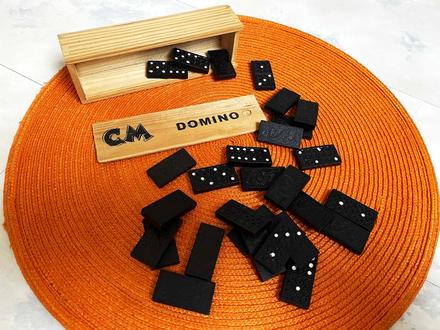 Drevené ekologické hry/mikádo a domino, 