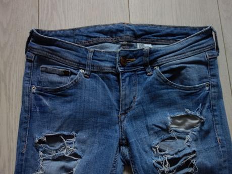 Dámske rifle h&m super skinny, h&m,s