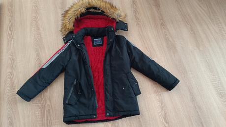 Teplá zimná parka 134/140, 134