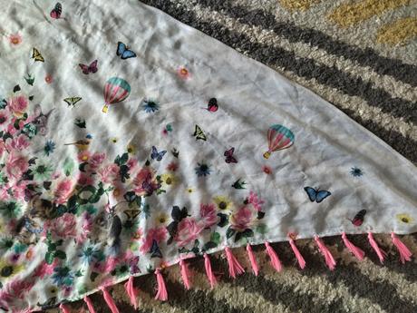 Zvieratková šatka 110/128, h&m,110