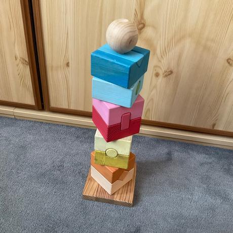 Drevena stohovacia veza tora, 