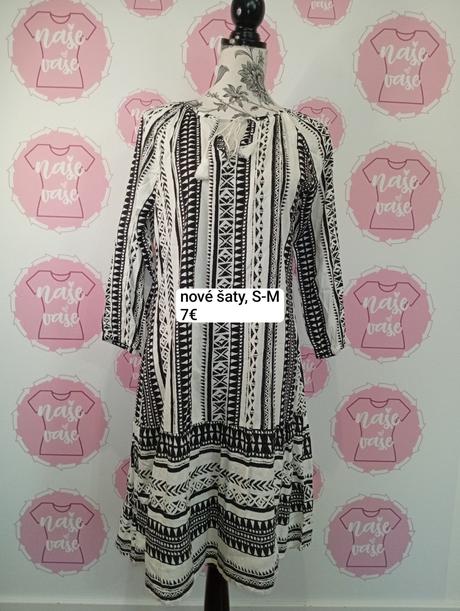 Nové šaty s-m, m / s