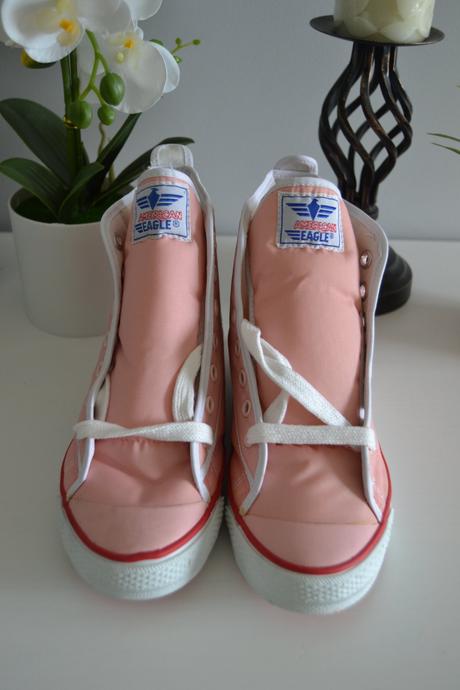 Ružové vysoké tenisky american eagle, american eagle,37