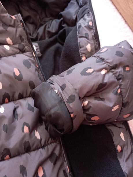 Zimná bunda podšitá flísom, mango kids, mango,128