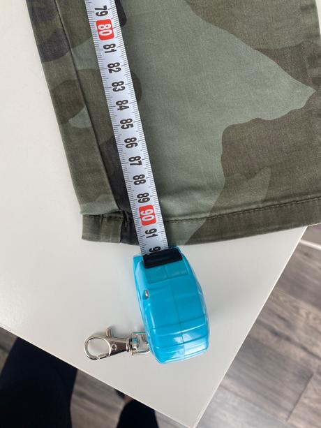 Retro jean maskacove nohavice, s