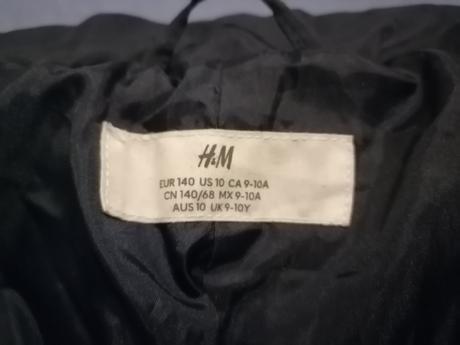 Zimná vetrovka h&m 140, h&m,140