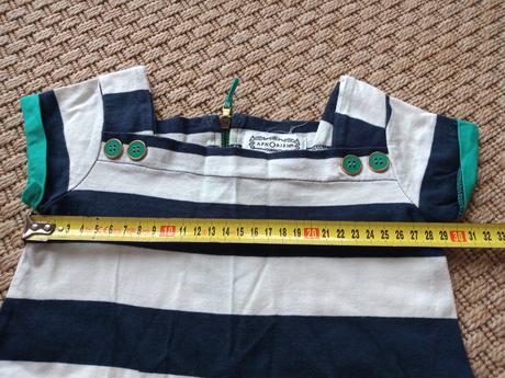 Jedinečné prúžkované šaty s vreckami, 86