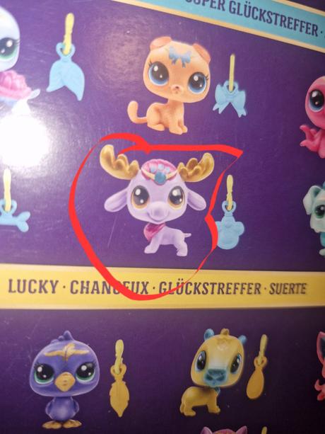Littlest pet shop lucky pets crystal ball, 
