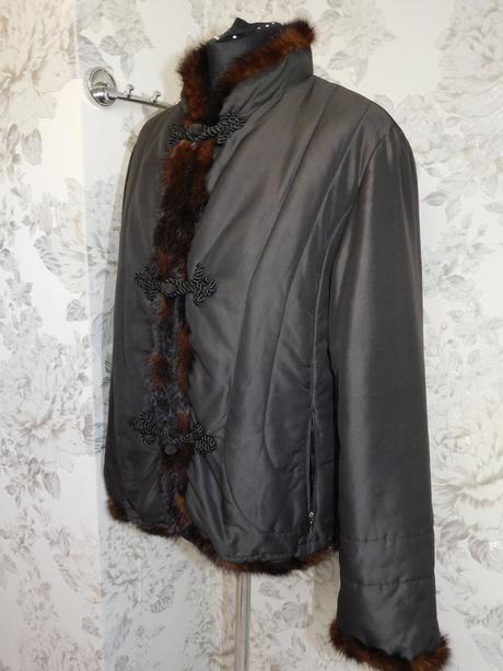 Pekna luxusna damska zimna bunda, 42