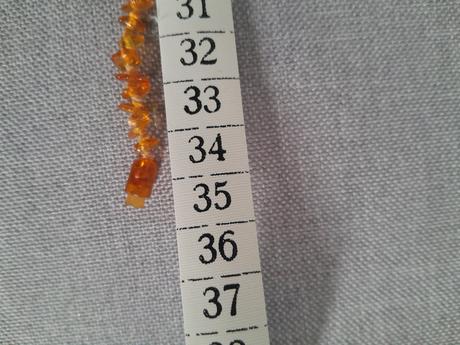 Detský jantárový náhrdelník, 