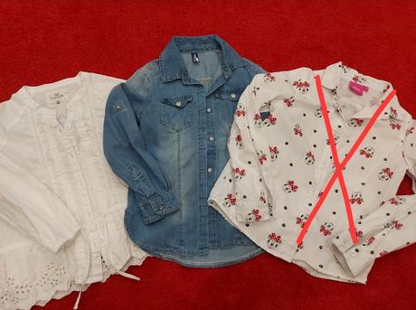 Košeľa h&m + 1 grátis, h&m,116