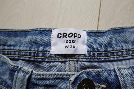 Pánske riflové kraťasky cropp, xl