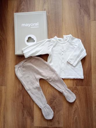 Set nielen na krst. svetrík + leginy mayoral, 68