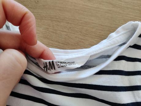 Krásne letné tričko, h&m,98