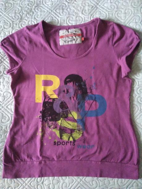 Fialové tričko r. sports - l, l