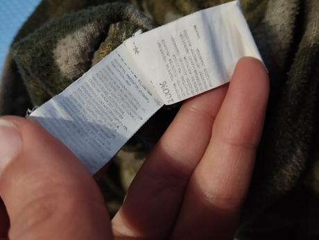 Tepláky hrubšie maskáčové, sinsay,110