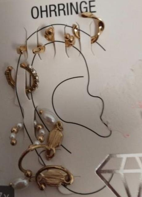 Náušnice, ako nové, 