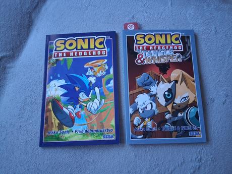 Ježko sonic komiks kniha ako nové, 