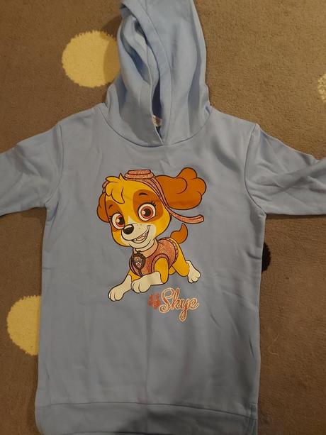 Dievcenska mikina_sky, h&m,134