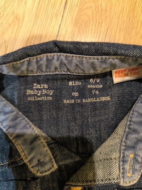 Riflová košeľa, zara,74