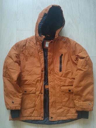 Zimná bunda okrová, sinsay,164