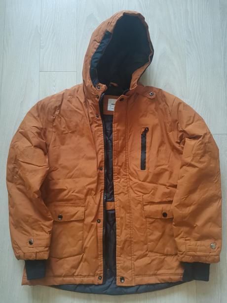 Zimná bunda okrová, sinsay,164