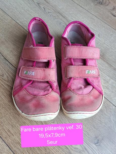 Fare bare plátenky veľ. 30, fare,30