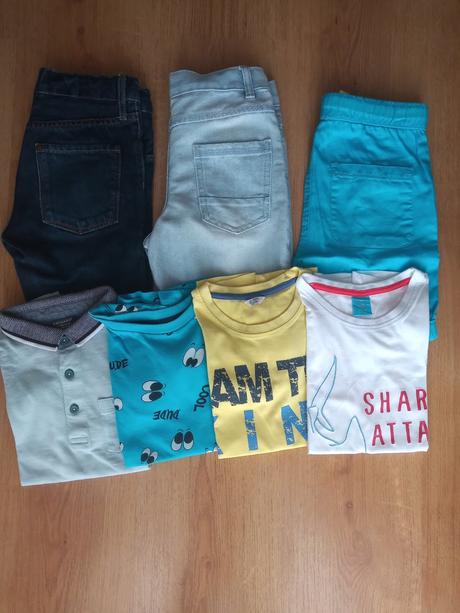 Tričká a kraťasy v. 122, 122–134