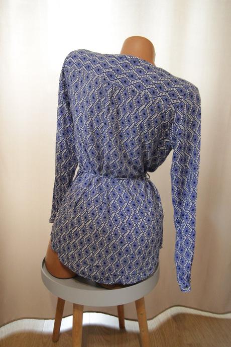 Bielo modrá tunika s/m, m