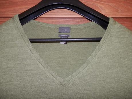 Kaki pansky sveter top stav, h&m,xl