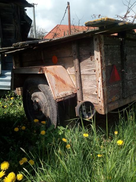 Vozík za auto/traktor, 