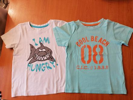 Chlapčenské tričká /2ks/, 110