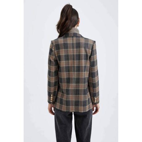 Vintage kárované sako - s, 36