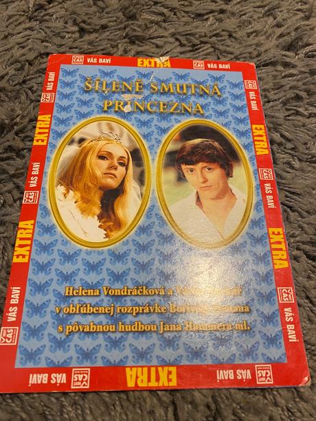 Krásna rozprávka šialene smutná princezná na dvd,