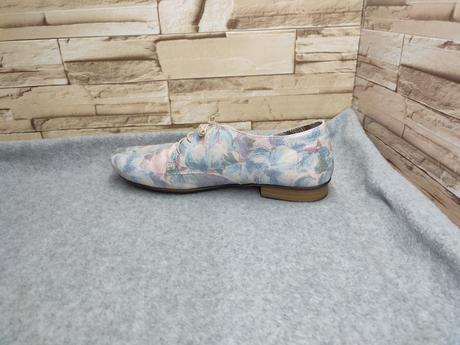 Rieker 40 - dámske kvetinové poltopánky, rieker,40