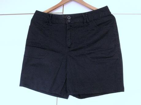 Tmavomodré bavlnené šortky, m