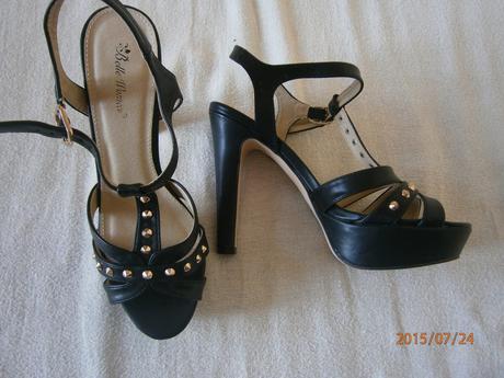 Sandale na vysokom podpatku, 39