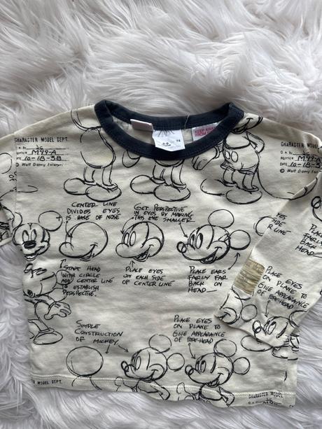 Tricko zara mickey, zara,74