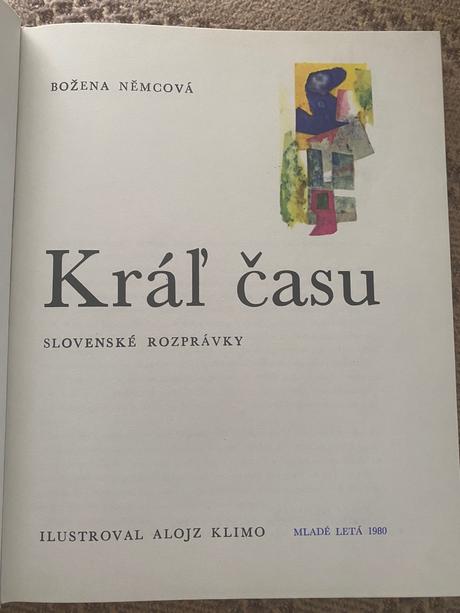 Krásna stará kniha kráľ času němcová božena,