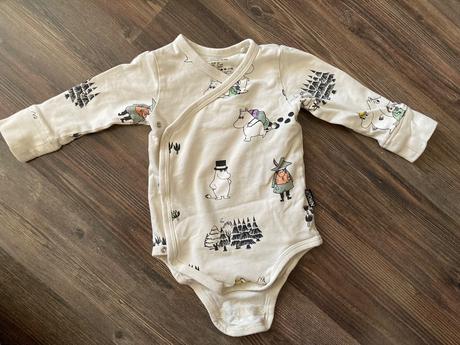 Lindex muminovské zavinovacie bodynko, lindex,62