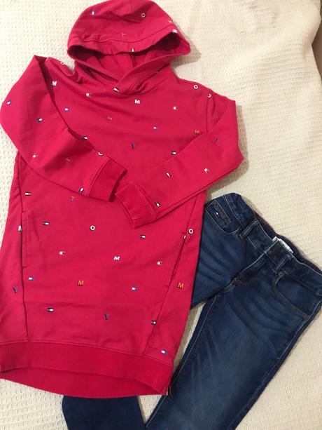 Mikina + rifle, tommy hilfiger,122