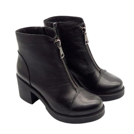 Dámske kožené zimné topánky 22 220136 z+b, 39 / 41