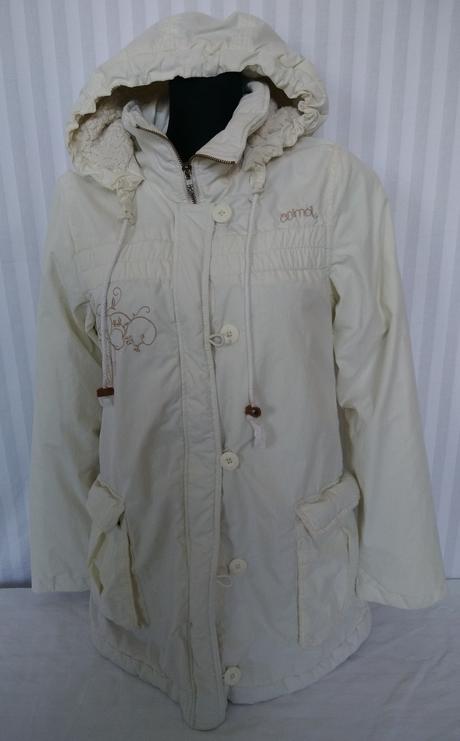 Dámska zimní krémová bunda, animal, animal,l