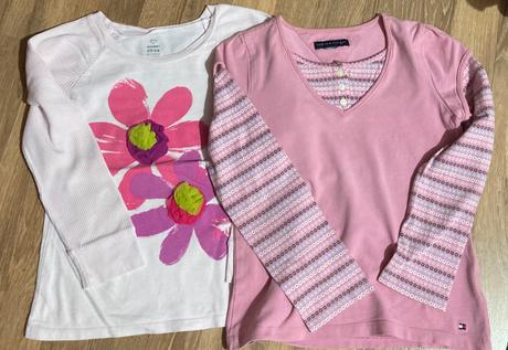 2 ks znackovych triciek, tommy hilfiger,116