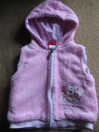 Chlpatková vestička podšívaná bavlnou, zn. asti, 74