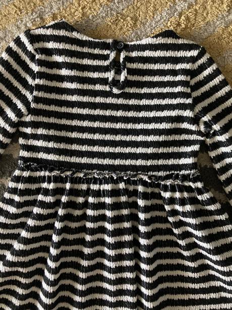 Úpletové pásikavé šaty, f&f,98