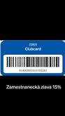 Clubcard zlava zamestnanecká 15%
