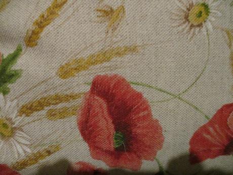 Obliečka kytica vlčích makov,50x50cm, 