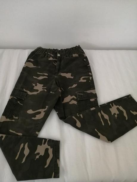 Maskáčové nohavice, f&f,xs